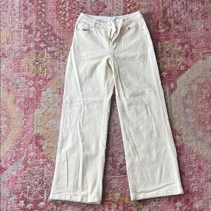 Corduroy Cream Flare Pant